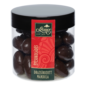 Drazsírozott mandula - Étcsokoládés 130g