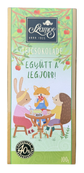 Tejcsokoládé tábla 100g - Együtt a legjobb