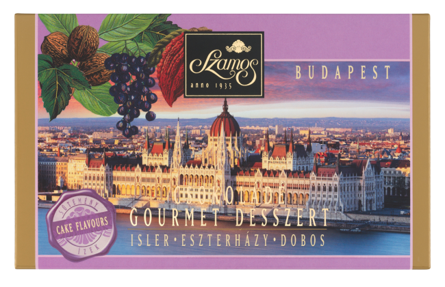 Csokoládé Gourmet Desszert 132 g    BUDAPEST                