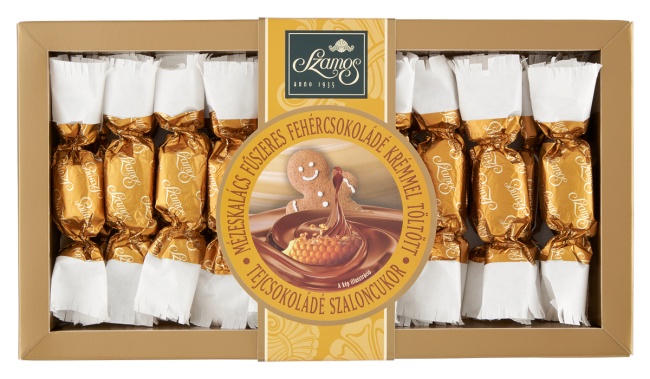 Mézeskalács fűszeres praliné szaloncukor 225g