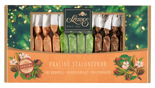 Praliné szaloncukor válogatás 140g