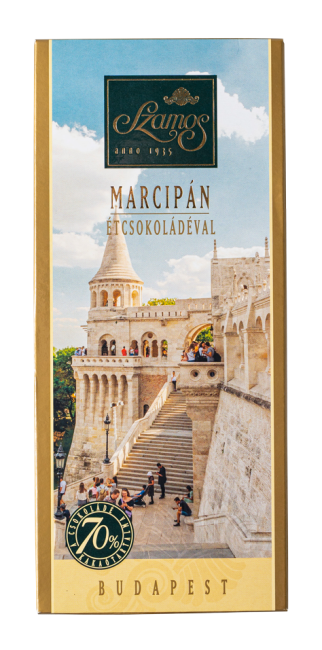 Budapest csokoládé tábla marcipánnal - Halászbástya 120g                    