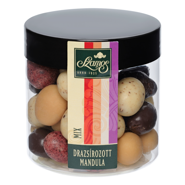 Drazsírozott mandula - Mix 130g