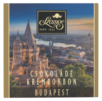 Csokoládé krémbonbon 62g Halászbástya