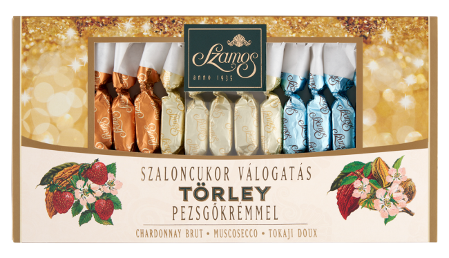 Törley pezsgős praliné szaloncukor válogatás dd 150g