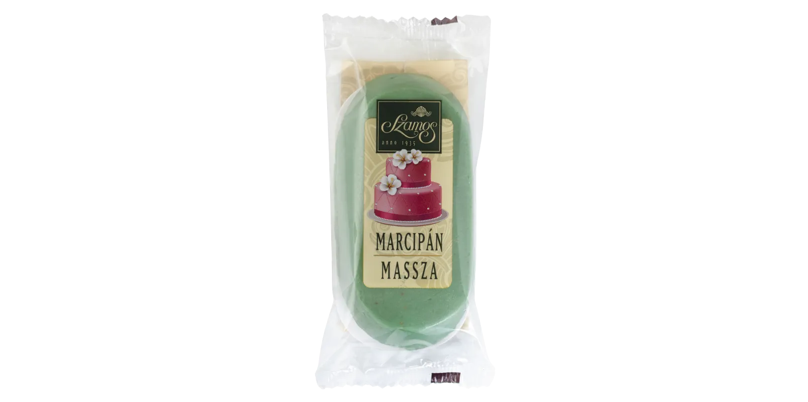 Marcipánmassza - zöld