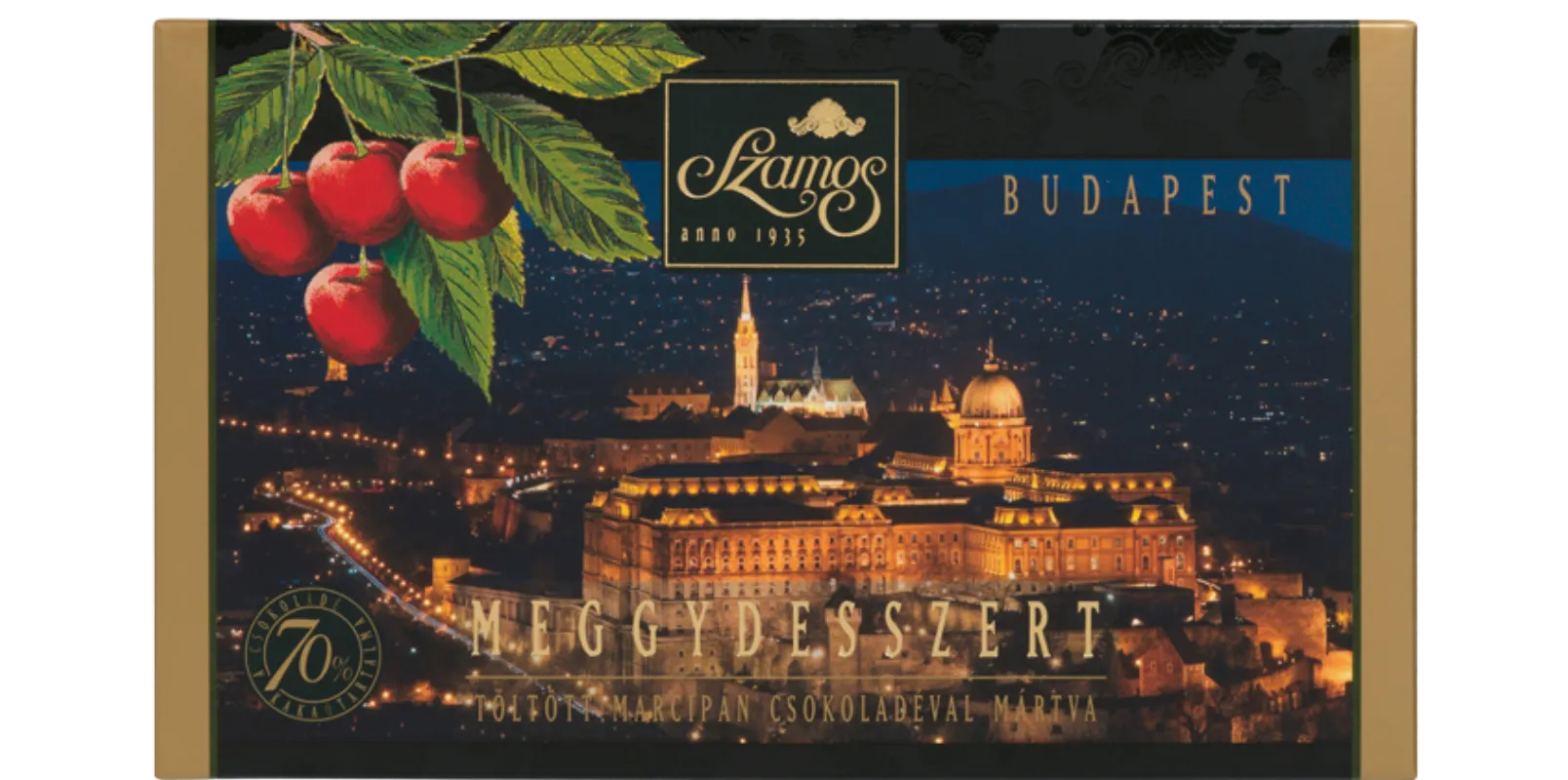 Meggydesszert díszdoboz Budapest II