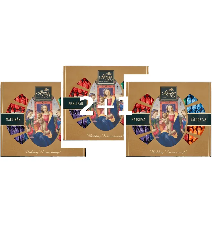 Akció!!! Szaloncukor válogatás díszdoboz 340g 2+1 Ajándék