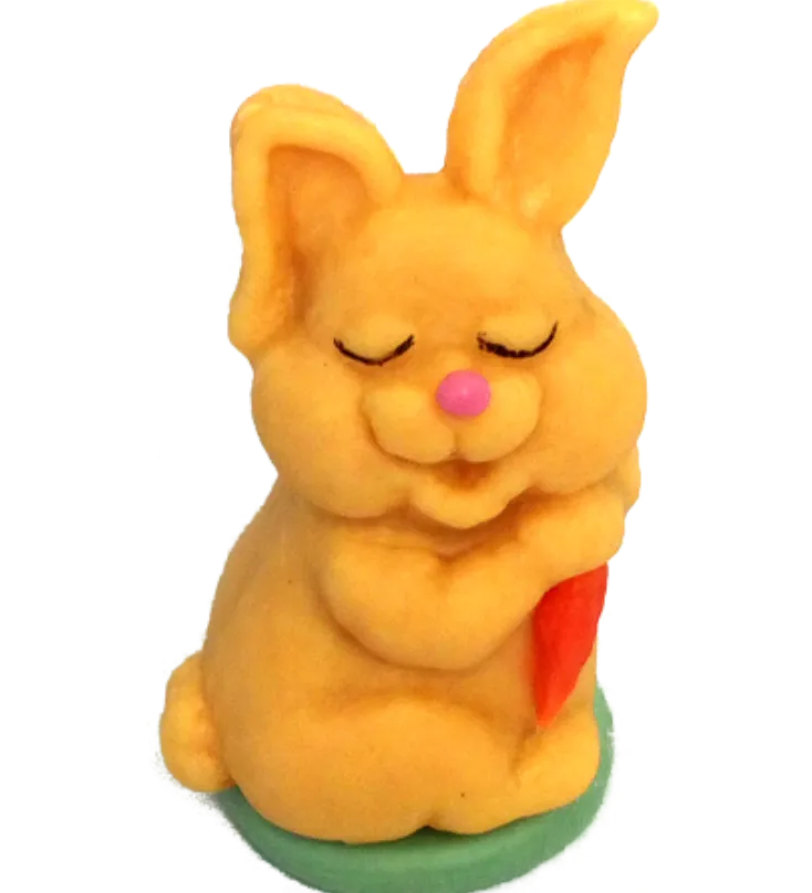 Sárga nyúl csukott szemmel 34g