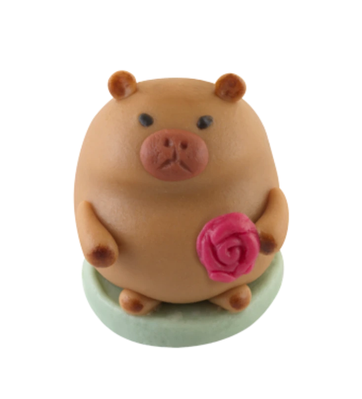 Capybara ciklámen rózsával 34g