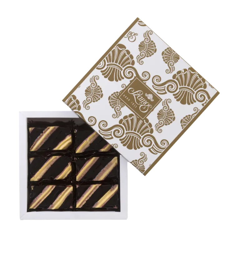 Diós linzer ribizlilekvárral 65g 6db