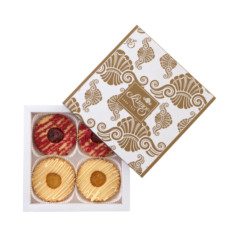 Epres linzer karika 65g és Citromos linzer karika 65g (2-2 db)