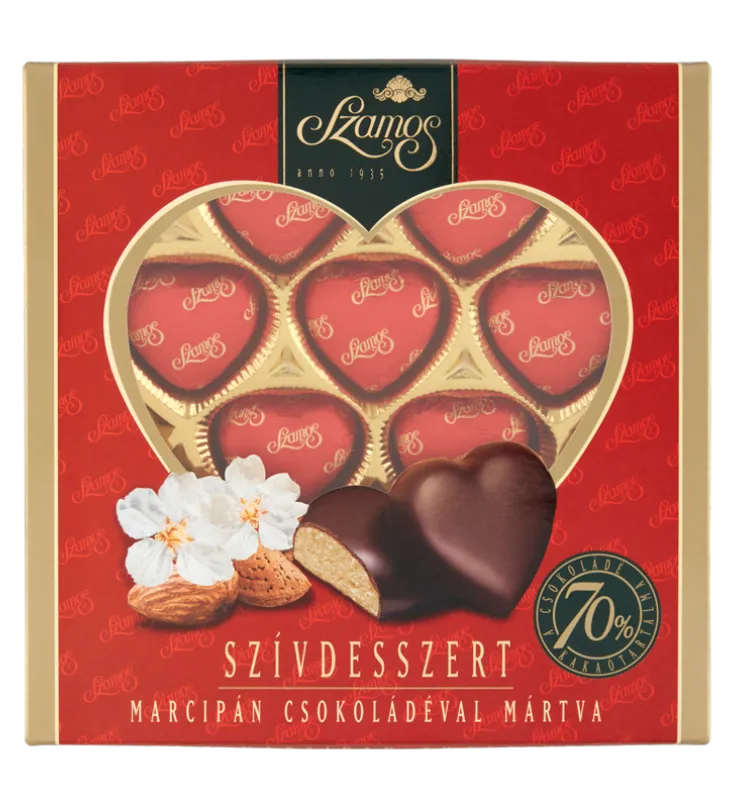 Szívdesszert díszdoboz 130g