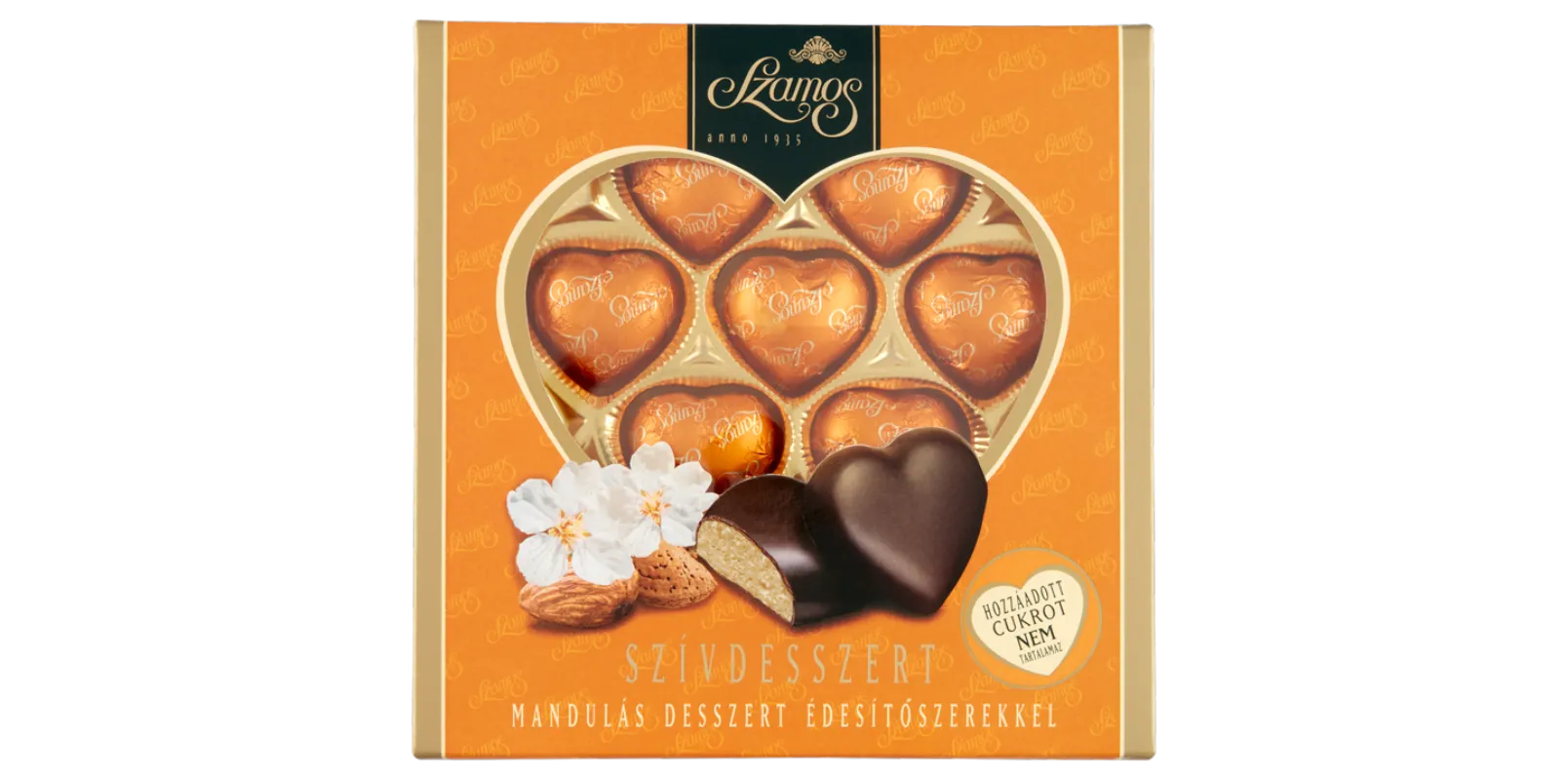 Szívdesszert édesítőszerekkel 130g