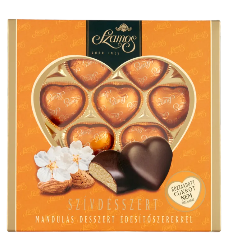 Szívdesszert édesítőszerekkel 130g