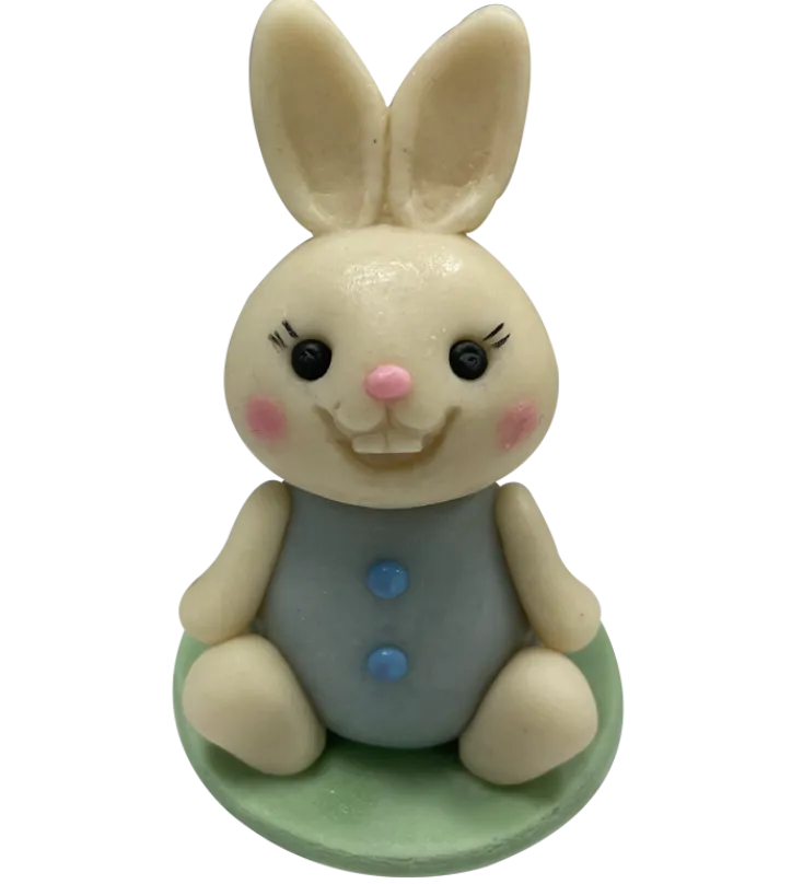 Natur nyuszi kék ruhában 60g