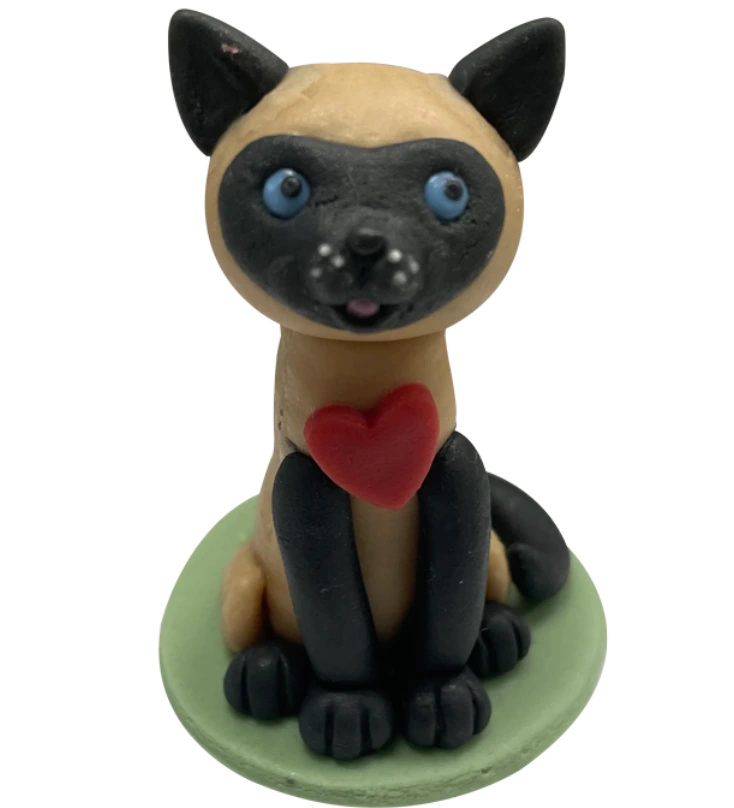 Sziámi macska szívvel 60g