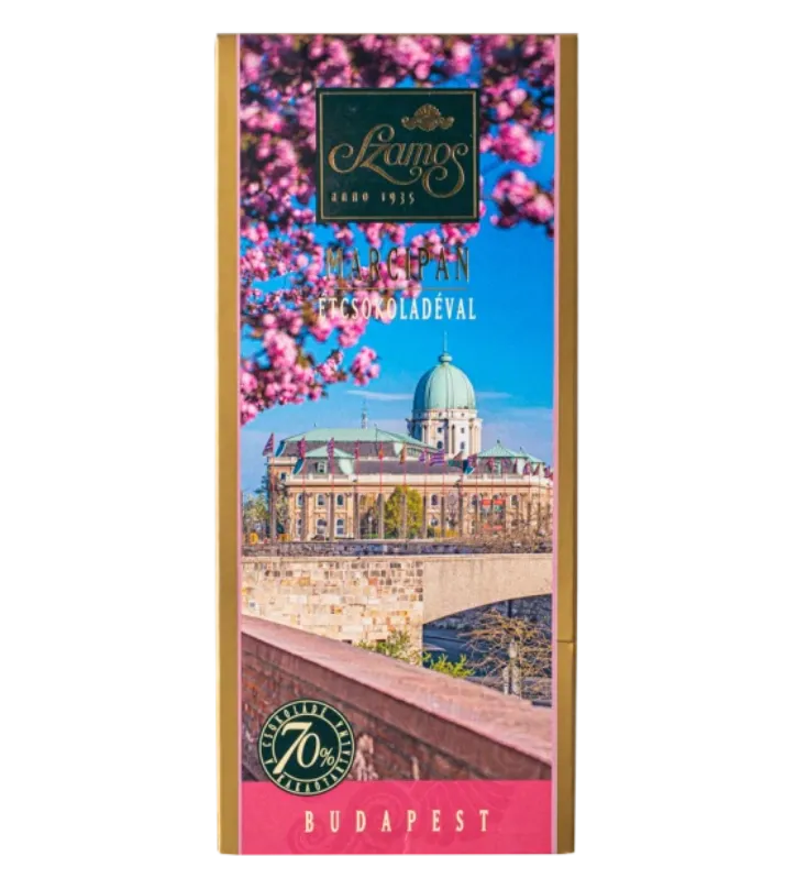 Budapest csokoládé tábla marcipánnal - Budavári Palota 120g