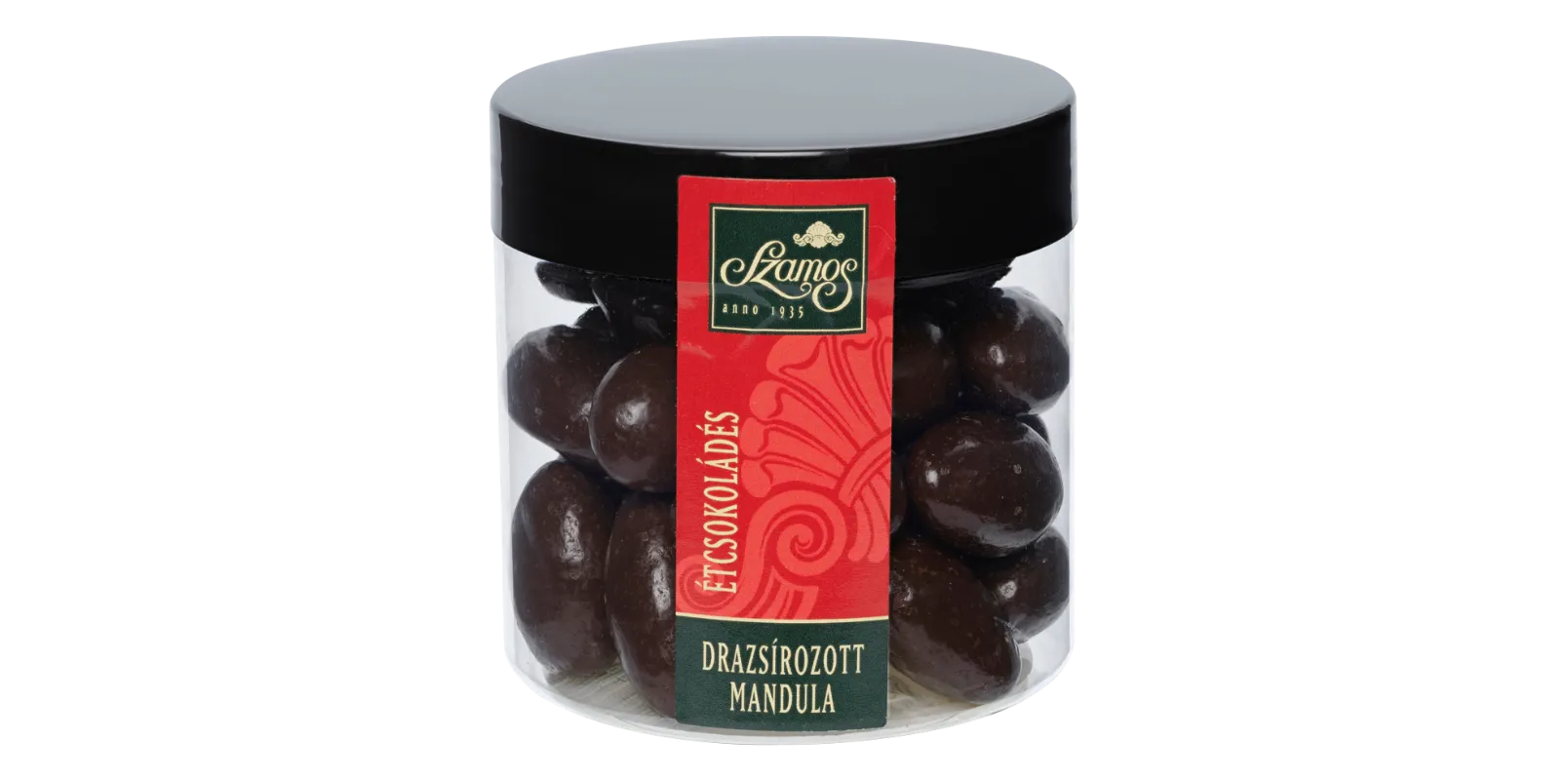 Drazsírozott mandula - Étcsokoládés