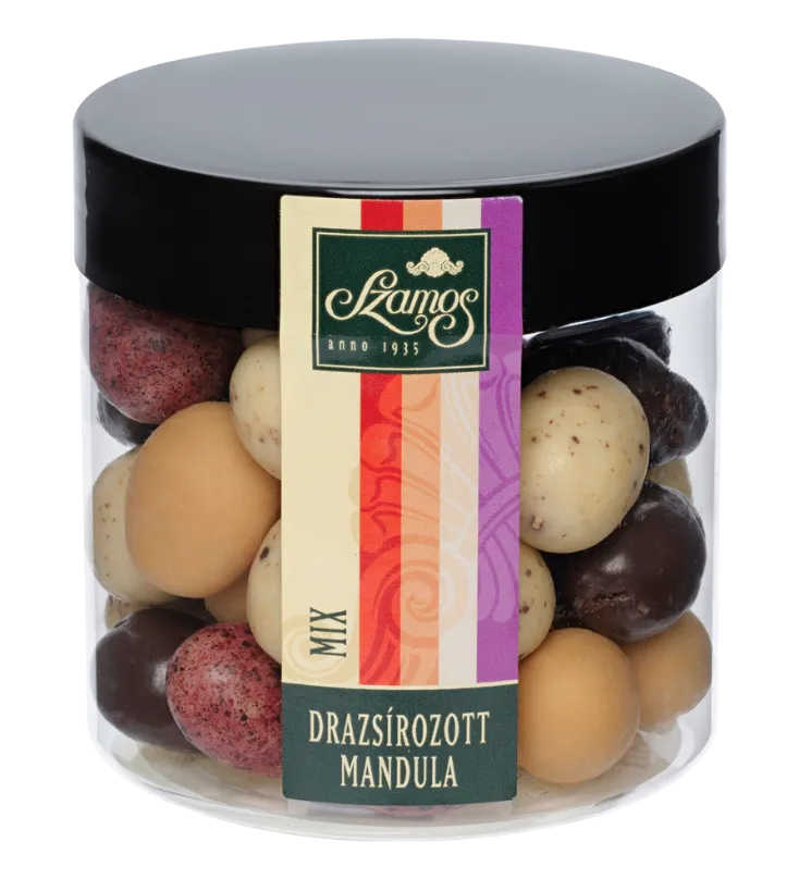 Drazsírozott mandula - Mix 130g