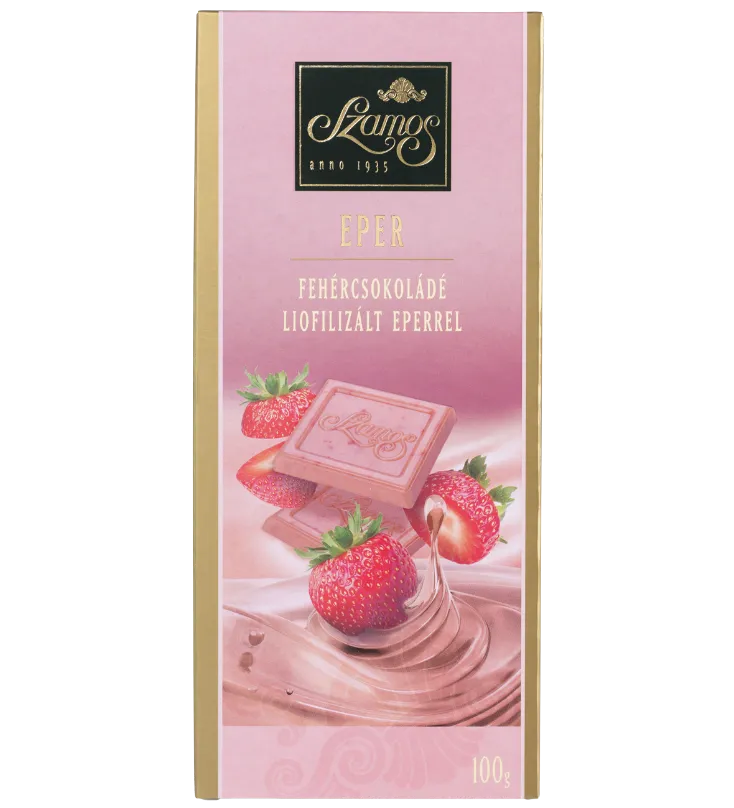Epres fehércsokoládé tábla 100g                    