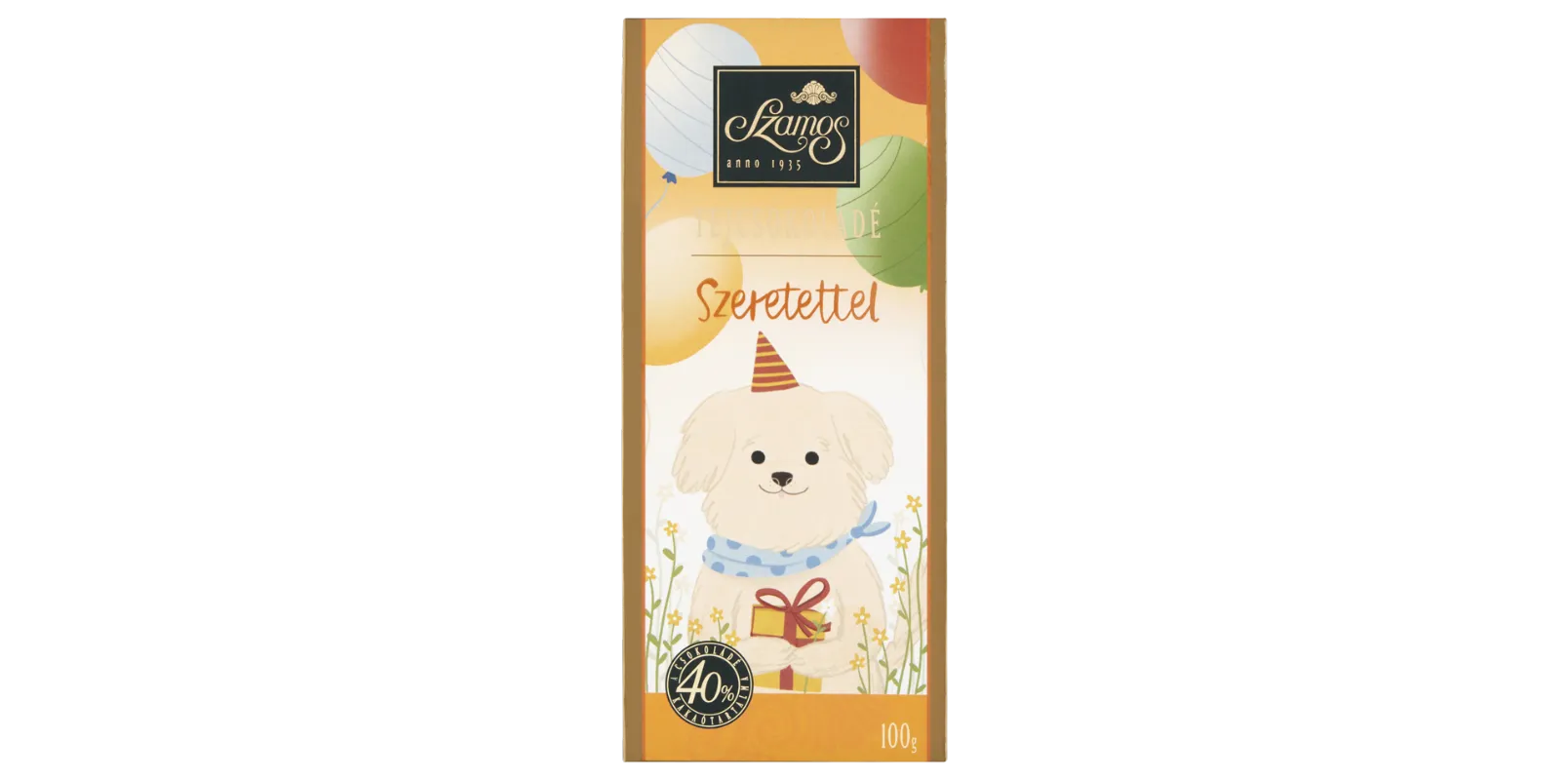 Tejcsokoládé 100g  - Kutyás 