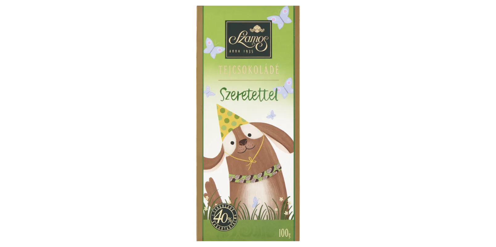 Tejcsokoládé 100g - Kutyás