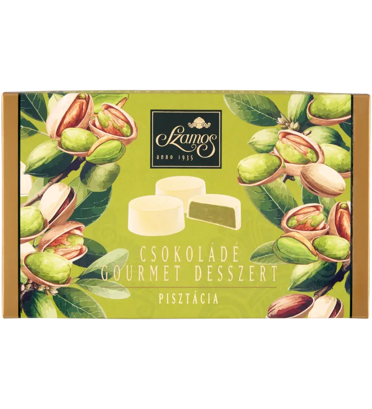 Csokoládé Gourmet desszert Pisztácia 132g