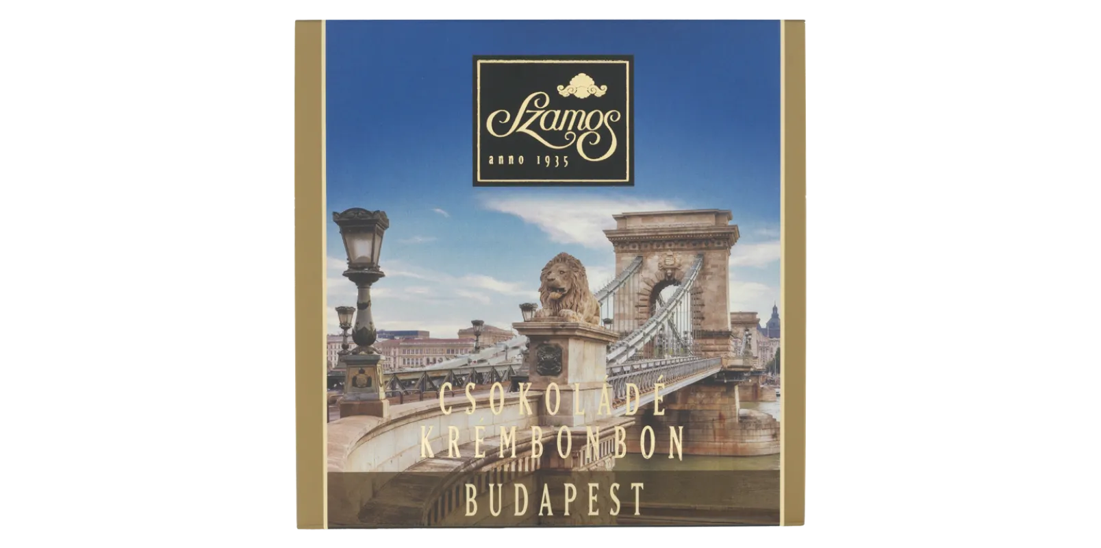 Csokoládé krémbonbon 62g Lánchíd