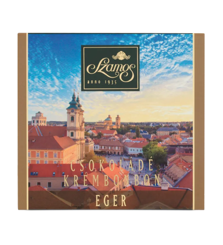 Csokoládé krémbonbon díszdoboz - Eger 62g