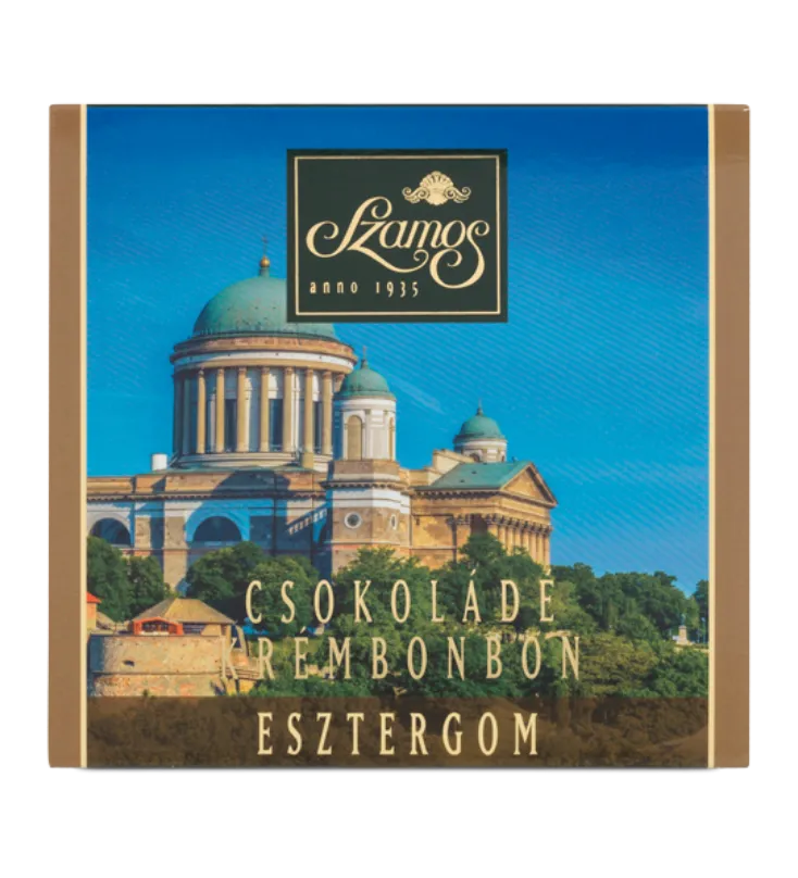 Csokoládé krémbonbon díszdoboz - Esztergom 62g