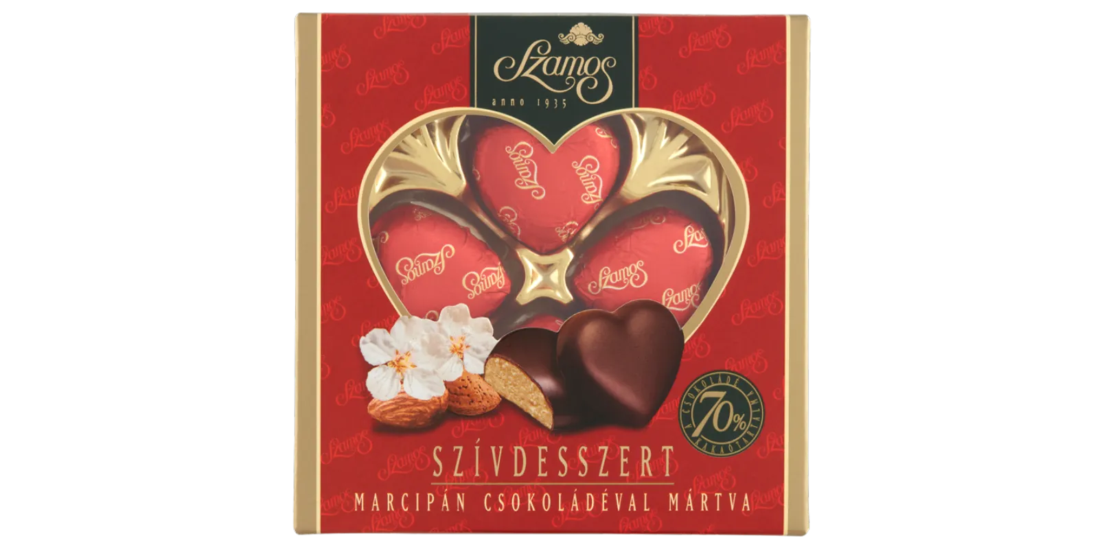 Szívdesszert díszdoboz 50g