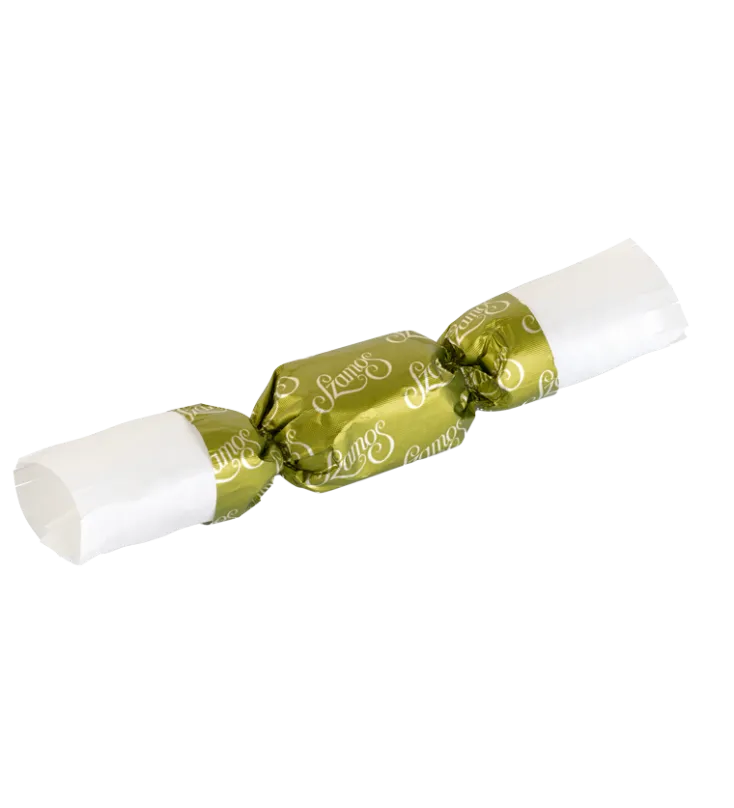 Pisztáciás töltött fehércsokoládé szaloncukor 1,8kg