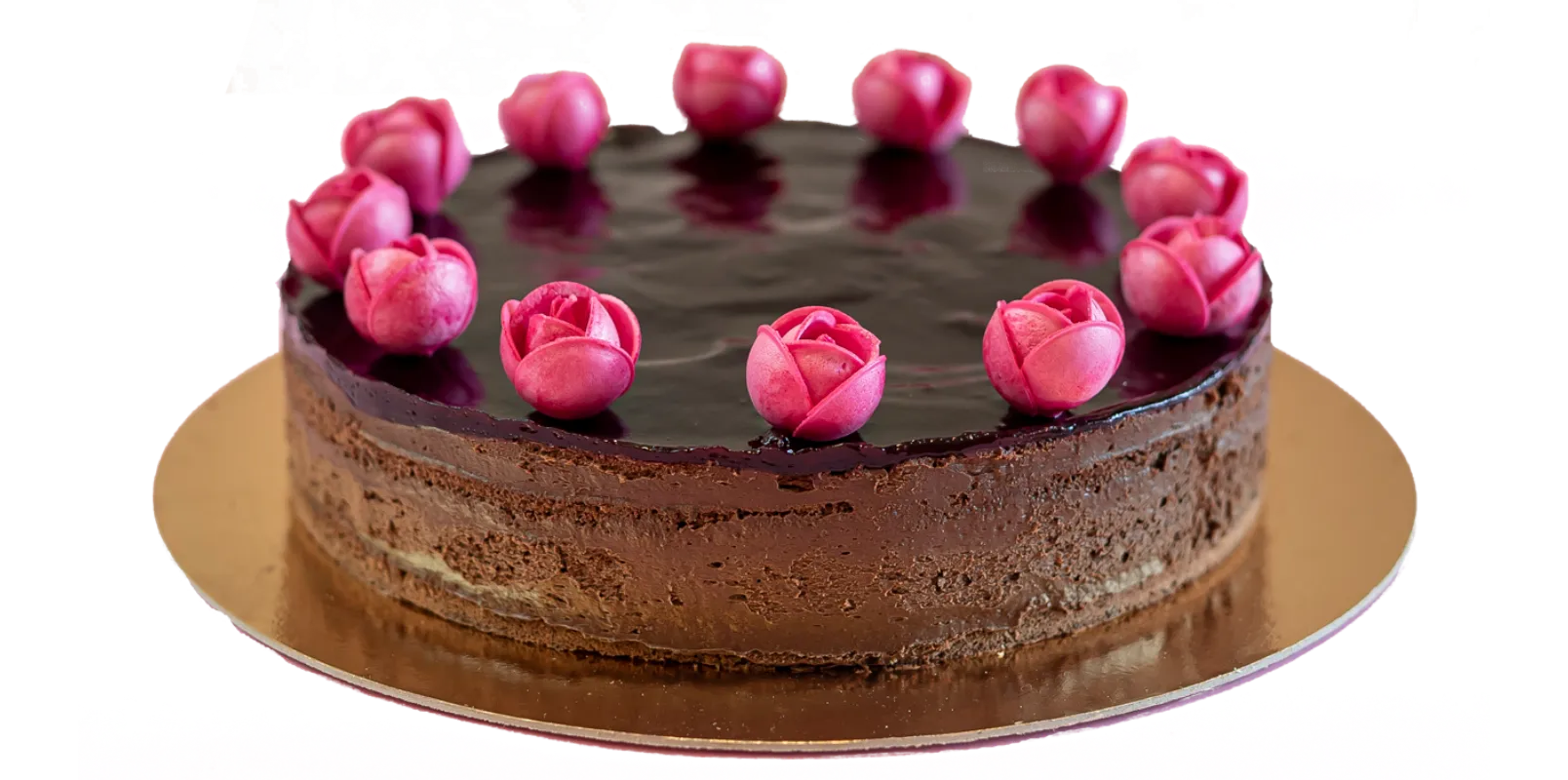 Feketeribizlis csokoládétorta tigrismogyoróliszttel, édesítőszerekkel 12 szeletes