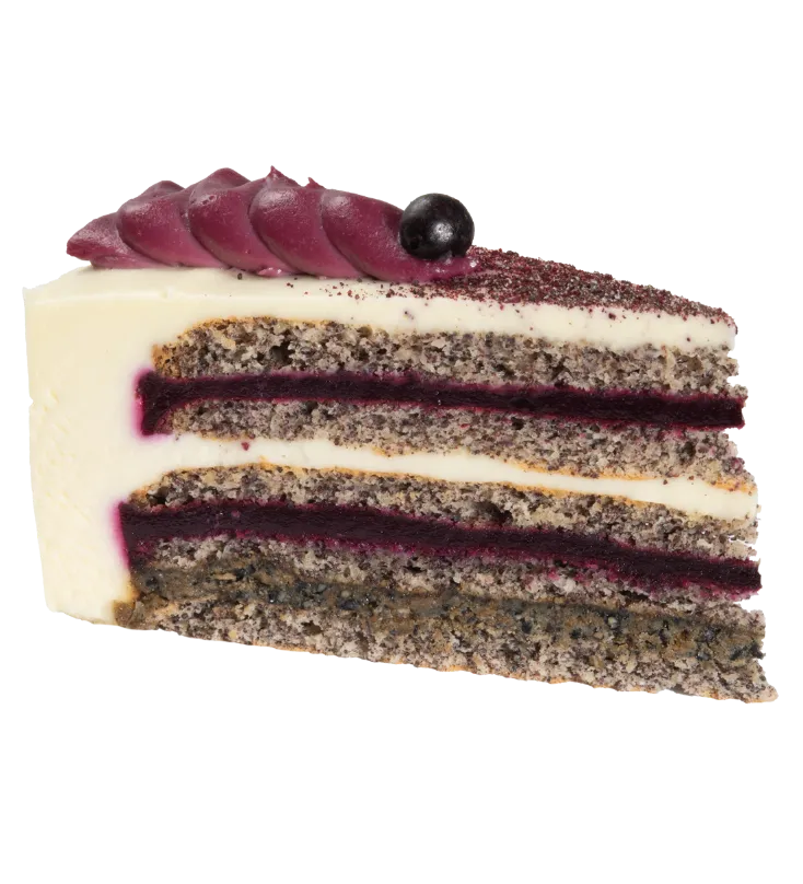 Mákvirág torta