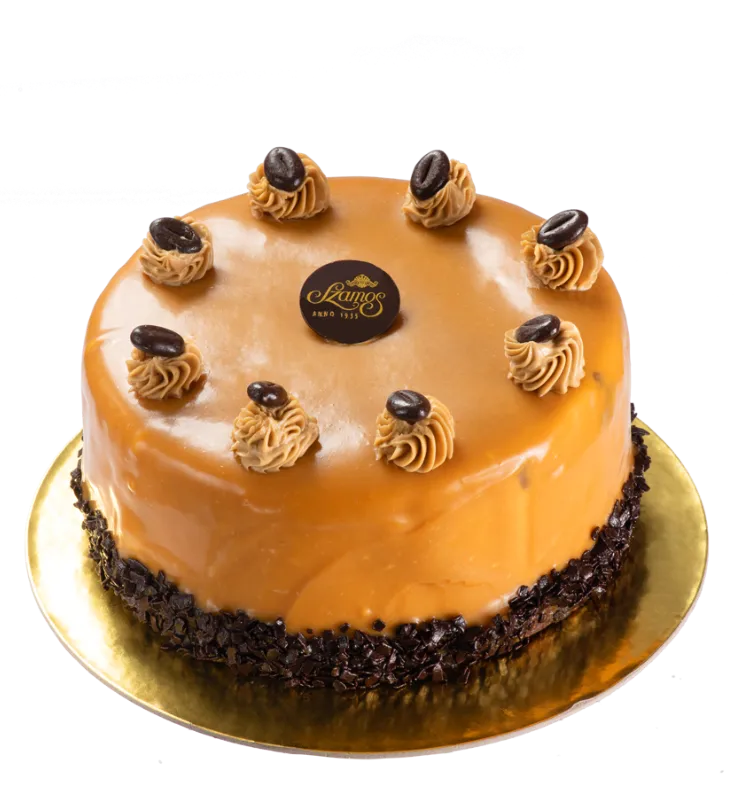 Karamellás kávétorta