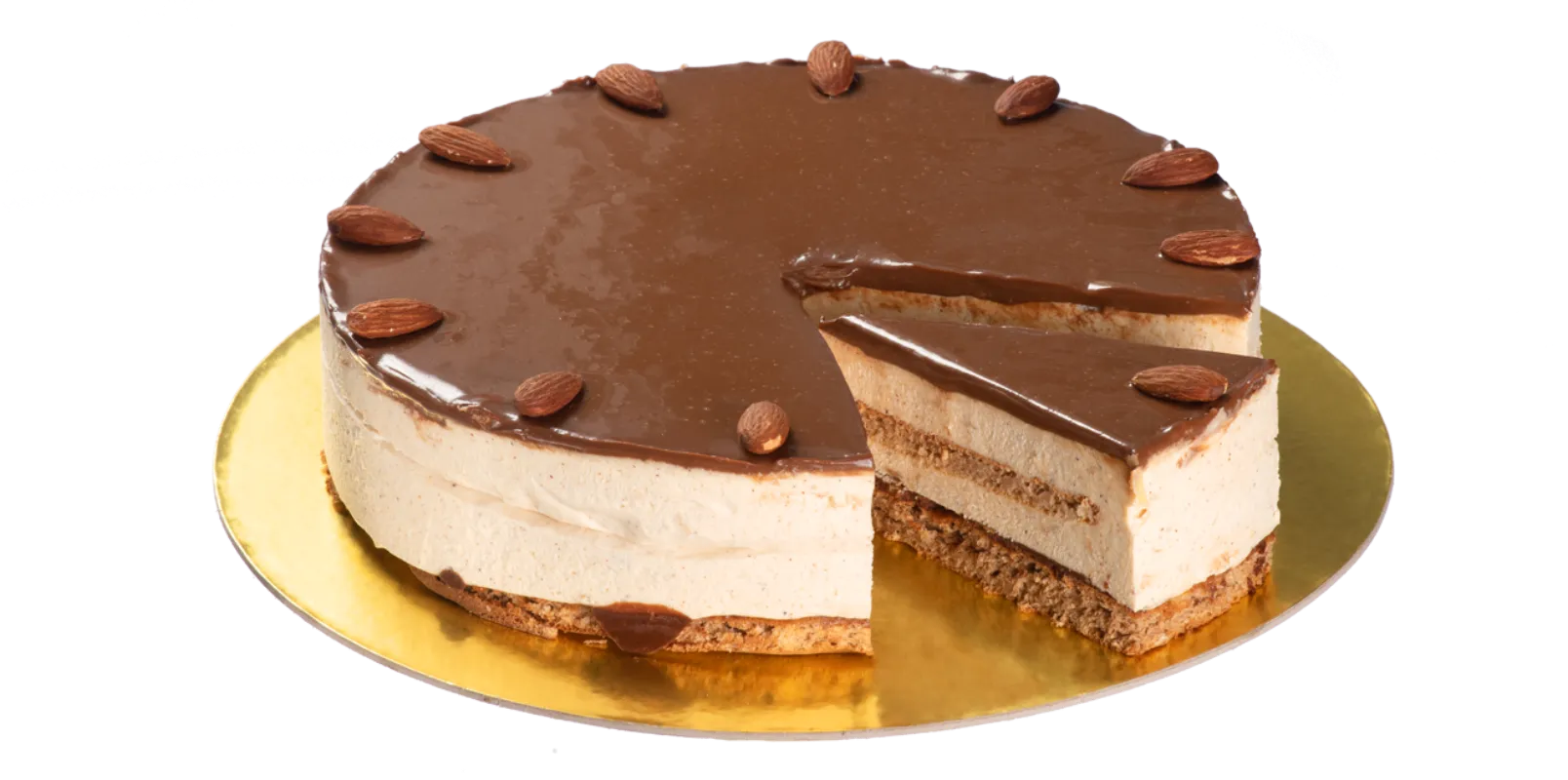 Almond - mandulatorta édesítőszerekkel 12 szelet
