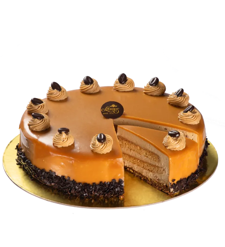 Karamellás kávétorta