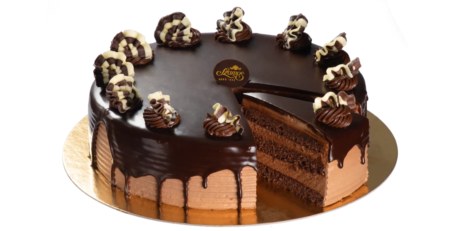 Tejszínes csokoládétorta