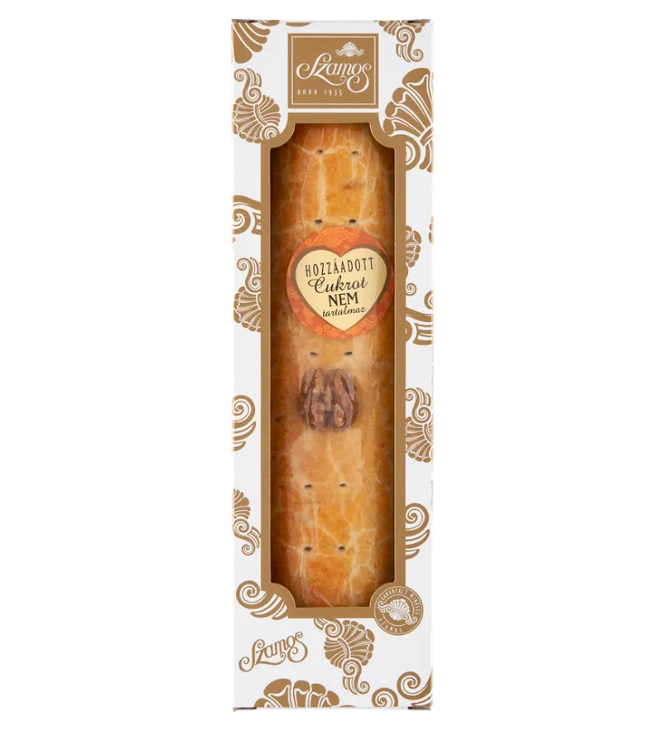 Diós tekercs édesítőszerekkel