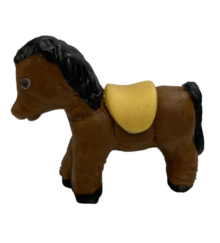 Barna sörényes ló 34g